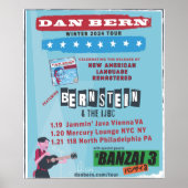 Bernstein & das IJBC Winter Tour 2024 Poster (Vorne)