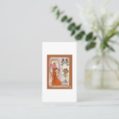 Bernstein Eleganz Visitenkarte (Stehend Vorderseite)