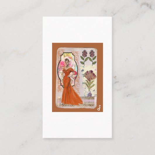 Bernstein Eleganz Visitenkarte (Vorderseite)