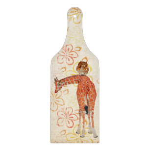 Bernstein-Giraffe- & Eulen-Schneidbrett Schneidebrett