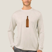 Bernstein Glasflasche Illustration Tri-Blend Shirt (Vorderseite)