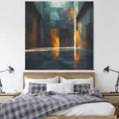 Bernstein-Stille-Kammer Leinwanddruck (Insitu (Schlafzimmer))