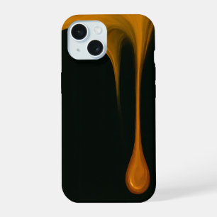 Bernstein-Tropfen-Etui für Apple iPhone 15 Hülle
