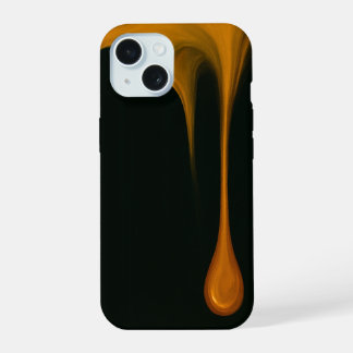 Bernstein-Tropfen-Etui für Apple iPhone 15 Hülle