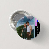 Bernstein und Schrei Bramber Button (Vorne & Hinten)