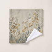 Bernstein-Wiesen-Blumen Badhandtuch Set (Waschlappen)