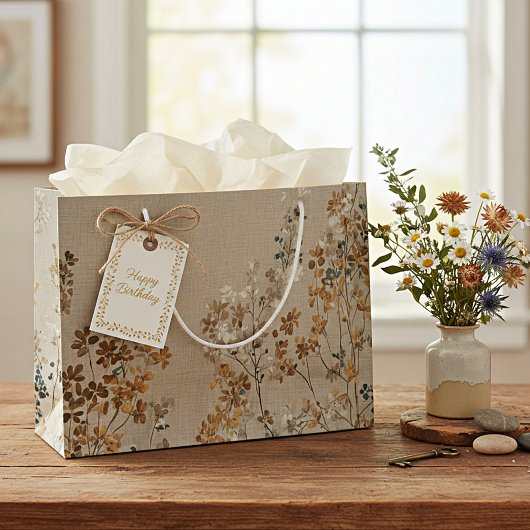 Bernstein-Wiesenblumen Große Geschenktüte