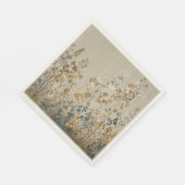 Bernstein-Wiesenblumen Serviette (Ecke)