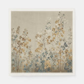 Bernstein-Wiesenblumen Serviette (Vorderseite)