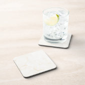 Bernsteinbraunes Marmor Textur Muster Getränkeuntersetzer (Rechte Seite)