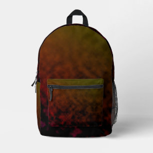 Bernsteinfading Bedruckter Rucksack
