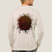 Bernsteinfading Tri-Blend Shirt (Rückseite)