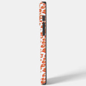 Bernsteinfarben und weißes Leopard Case-Mate iPhone Hülle (Rückseite / Links)