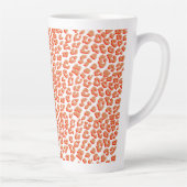 Bernsteinfarben und weißes Leopard Milchtasse (Rechts)