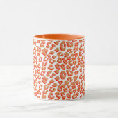 Bernsteinfarben und weißes Leopard Tasse (Zentrum)