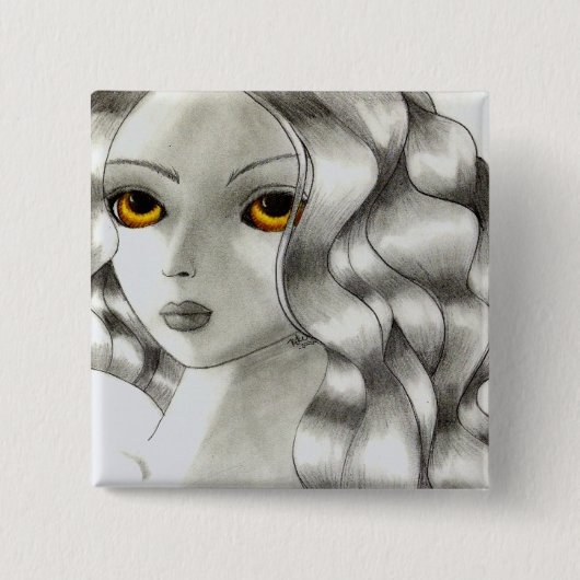 Bernsteinfarbig Button (Vorderseite)