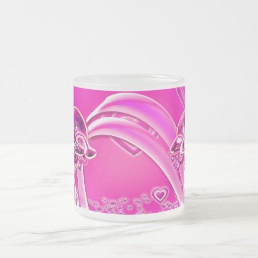 Bernsteinfarbig Mattglastasse (Mittel)