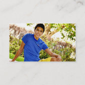 Bernsteinfarbige Gewohnheit Nicole-Fotografie-| Visitenkarte (Rückseite)