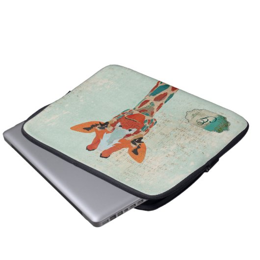 Bernsteinfarbige spähende laptopschutzhülle (Vorne Knopf)