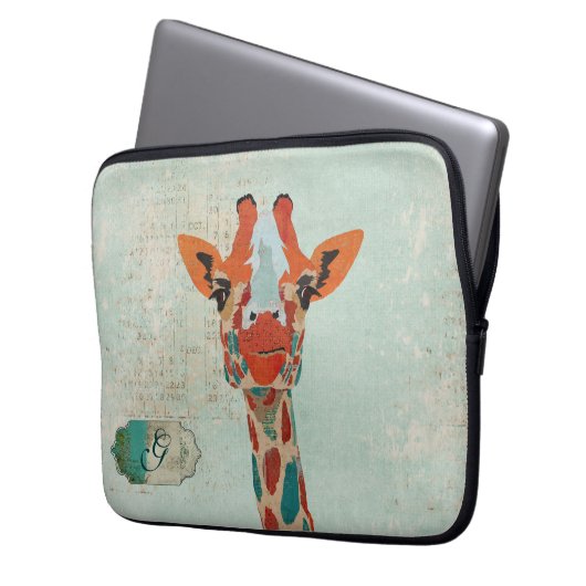 Bernsteinfarbige spähende laptopschutzhülle (Vorderseite Links)