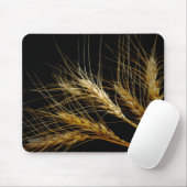 Bernsteinfarbige Wellen des Korn-Weizens Mousepad (Mit Mouse)