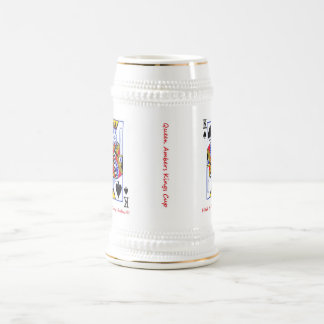 Bernsteinfarbiger Geburtstag Bierglas