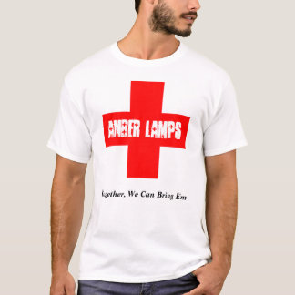 Bernsteinfarbiger Lampen-T - Shirt
