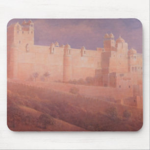 Bernsteinfarbiges Fort Jaipur Mousepad
