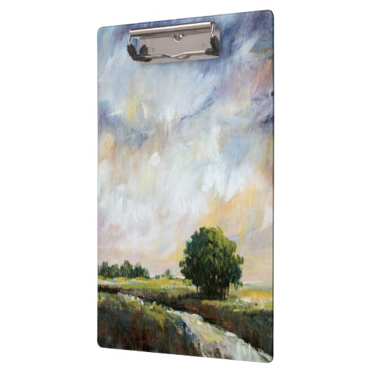 Bernsteinfarbiges Glühen II Klemmbrett (Links)