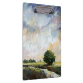 Bernsteinfarbiges Glühen II Klemmbrett (Rechts)