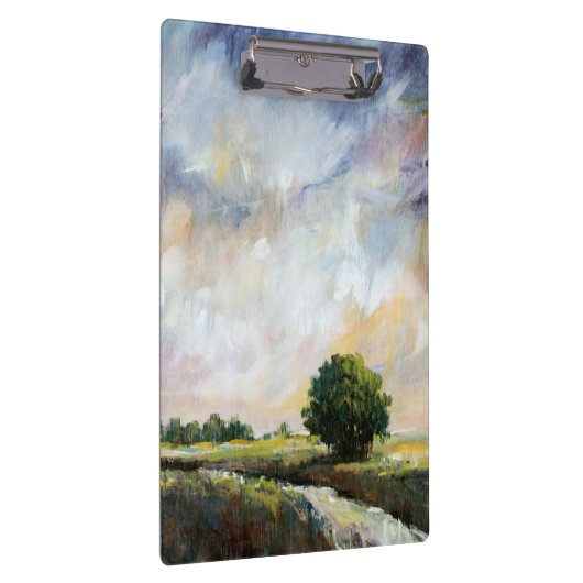 Bernsteinfarbiges Glühen II Klemmbrett (Rechts)