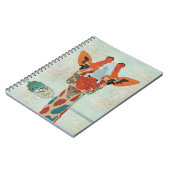 Bernsteinfarbiges spähendes notizblock (Linke Seite)