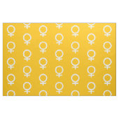 Bernsteinfarbiges weibliches Symbol Stoff (Fat Quarter (45,7 x 55,9 cm))