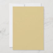Bernsteinreiche Hochzeitsernte Einladung (Rückseite)