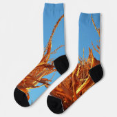 Bernsteinwellen socken (Linkes Detail)