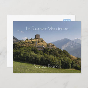Berolds Tower, La Tour-en-Maurienne, Frankreich Postkarte