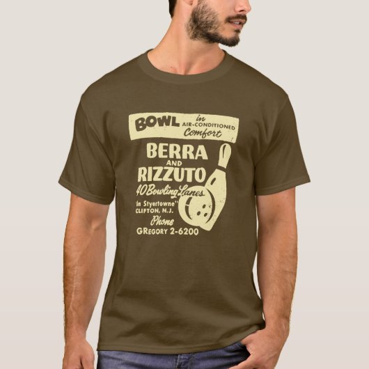 BERRA AND RIZZUTO BOWLING LANES T-Shirt (Vorderseite)