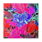 BERRIEN UND BLÄTTER FLIESE (Vorderseite)