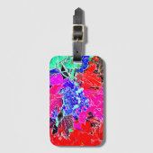 BERRIEN UND BLÄTTER GEPÄCKANHÄNGER (Vorderseite Vertikal)