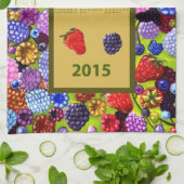 Berries 2015 Kalender Küchenhandtuch Geschirrtuch (Gefaltet)