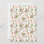 Berries Babydusche Einladung (Rückseite)