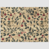 Berries Christmas Art Seidenpapier (Vorderseite)