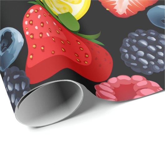 Berries & Citrus Delight Geschenkpapier (Rolleneckpunkt)