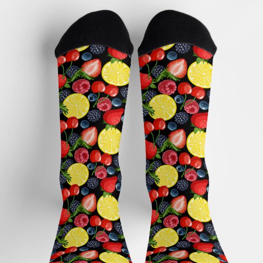 Berries & Citrus Energy Socken (Oben)