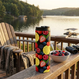 Berries & Citrus Slices Thermosbecher