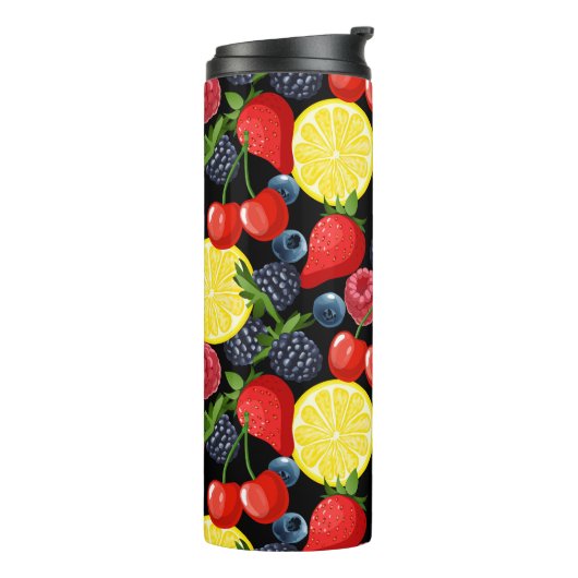 Berries & Citrus Slices Thermosbecher (Nach links gedreht)