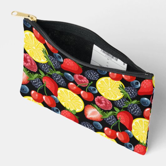 Berries & Citrus Slices Zubehörtasche (Offen)