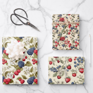 Berries Collection: Service Berry Geschenkpapier Set