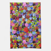 Berries Erdbeeren Blaubeeren Himbeeren Himbeeren g Geschirrtuch (Vertikal)