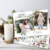 Berries Frohe Weihnachten 2 Foto Collage Mistletoe